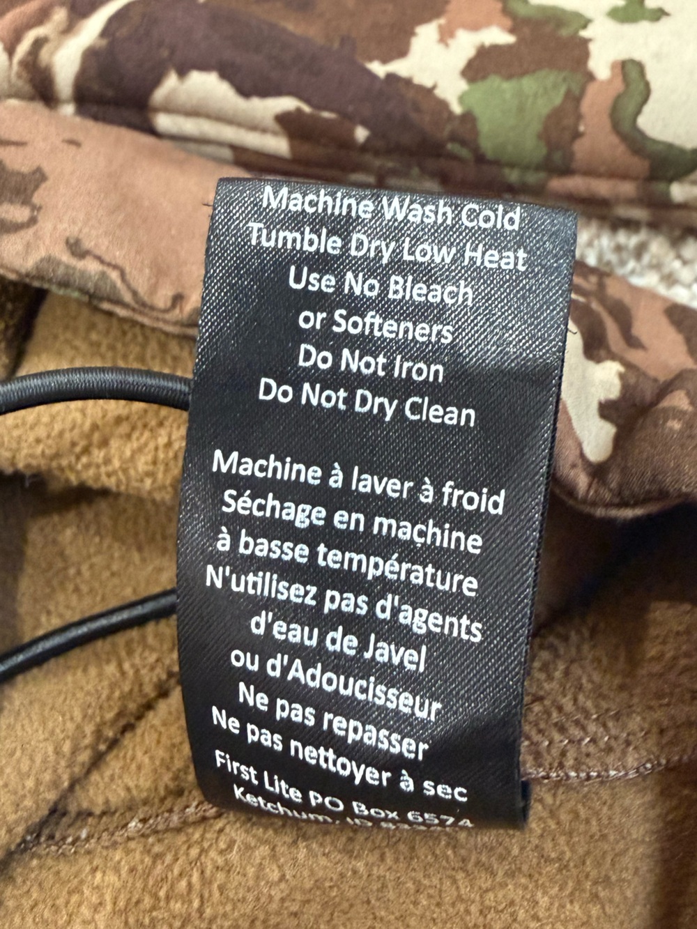 First Lite Catalyst Softshell Jacket- Men’s Large Fusion Camo - Picture 10 of 10